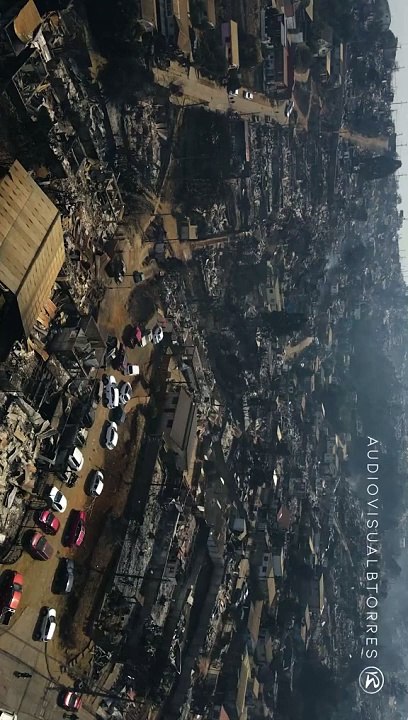 Incendios en Chile.