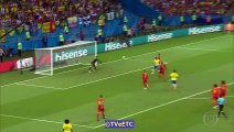 Copa do Mundo Rússia 2018 - Jornal Nacional, abertura, Brasil eliminado (Rede Globo, 06-07-2018)