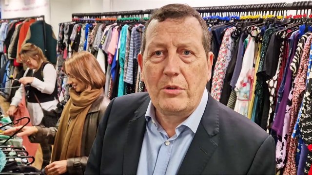 Charity Shop Girl Jen Graham at Guild Care's Horsham shop