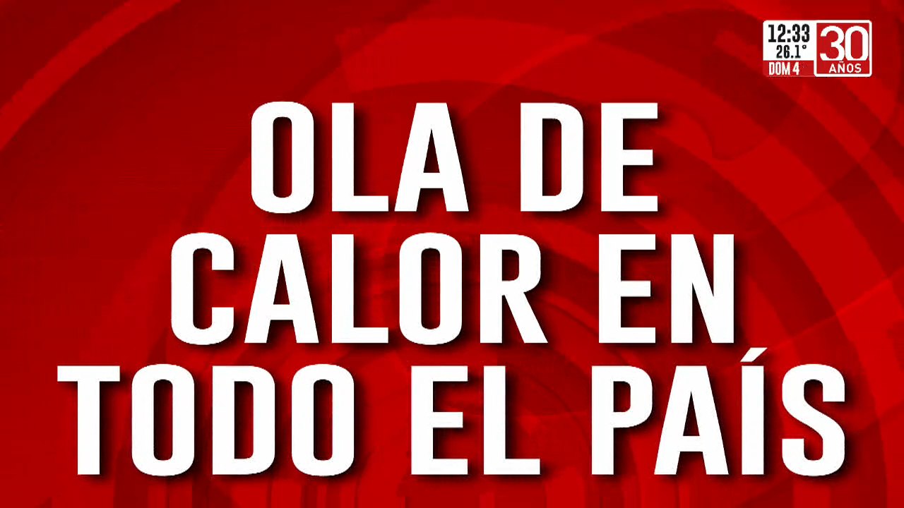 Ola de calor en todo el país: ¿Aire acondiciona...