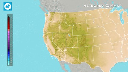 West Coast Accumulated Precipitation Forecast