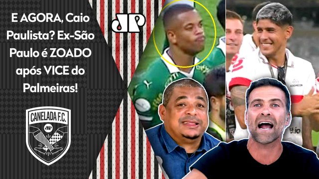 OLHA ISSO! OLHA A CARA do Caio Paulista! O São Paulo FOI CAMPEÃO, e o Palmeiras... VEJA DEBATE!