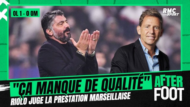 OL 1-0 OM : À Marseille, il y a toujours les bonnes intentions mais ça manque de qualité juge Riolo