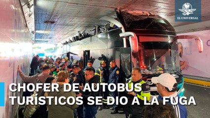 Download Video: ¿Qué pasó en el choque del autobús turístico en Viaducto? Esto se sabe