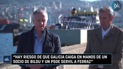 Rueda: "Hay riesgo de que Galicia caiga en manos de un socio de Bildu y un PSOE servil a Ferraz"