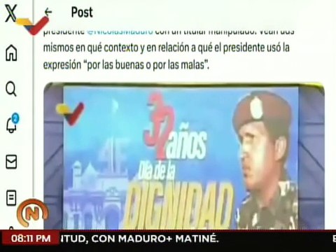 Vicepdte. de Comunicación Freddy Ñáñez denuncia manipulación de medios al servicio del imperialismo