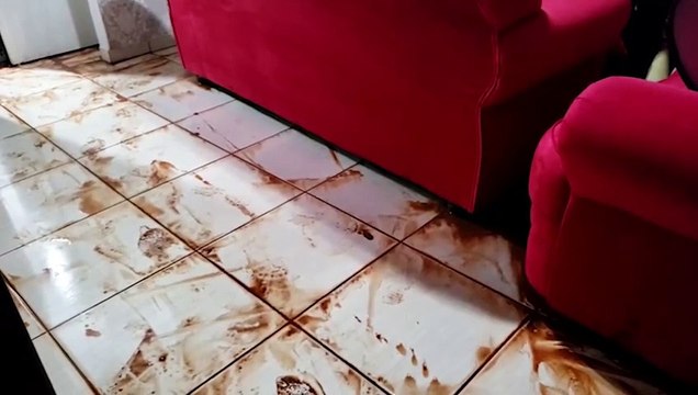 Casa é alagada no Bairro Universitário e proprietária pede reparo em boca de lobo