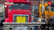 Manifestación de transportistas continuará por falta de acuerdo con autoridades
