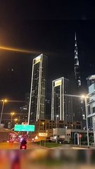 Download Video: Dubai Burj Khalifa Road Night View