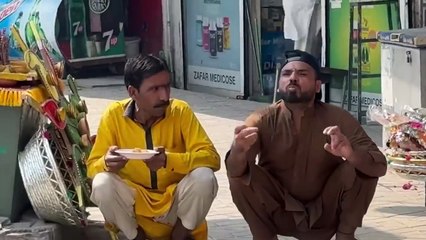 Fish seller not happy with me prank - sitting next to stranger then eating his food - joker pranks