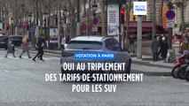 Les Parisiens disent oui au triplement des tarifs de stationnement pour les SUV