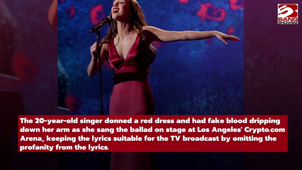 Grammy Awards Unveil Olivia Rodrigo's Bloody 'V...
