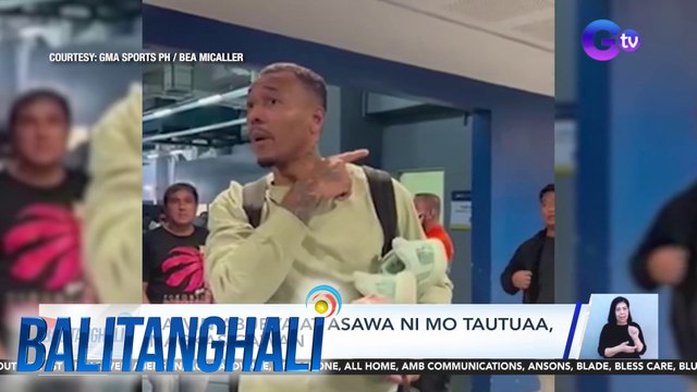 Calvin Abueva at asawa ni Mo Tautuaa, nagkasigawan | BT