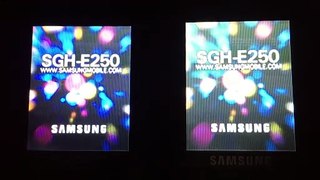 Two Samsung SGH-E250’s Startup and Shutdown + 1 Phone Battery Low | David 99 Phones