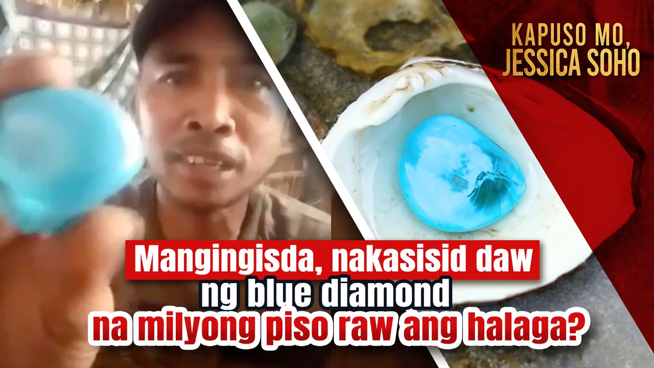 Mangingisda, nakasisid daw ng blue diamond na milyong piso raw ang halaga? | Kapuso Mo, Jessica Soho