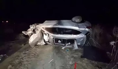 Burdur’da otomobil şarampole devrildi: 2 ölü, 1 ağır yaralı