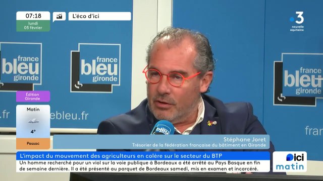 Stéphane Joret, trésorier de la Fédération française du bâtiment en Gironde