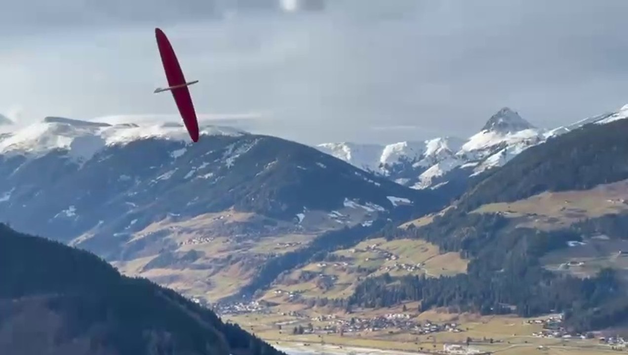 Wood wipe midi, Hangflug beim Berghof