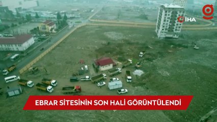 Ebrar sitesinin son hali havadan görüntülendi