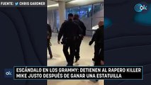 Escándalo en los Grammy: detienen al rapero Killer Mike justo después de ganar una estatuilla