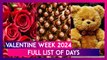 Valentine Week 2024 Date Sheet: Rose Day, Chocolate Day & Other Days Celebrated Till Valentine’s Day