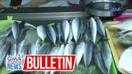 RESTRICTED: Hanggang 30% ang inaasahang ibababa ng presyo ng galunggong sa mga susunod na buwan | GMA Integrated News Bulletin