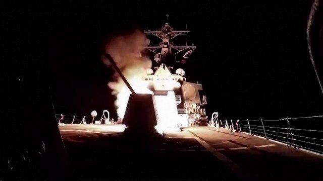 US releases footage of launches supporting strikes on Iranian-backed Houthi targets