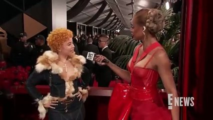 Ice Spice REVEALS Her Fashion Goal Was Bronx Mommy _ 2024 GRAMMYs _ E! News