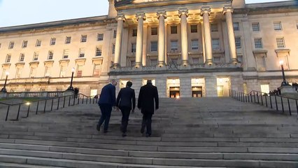 PM visits Stormont to mark return of power-sharing