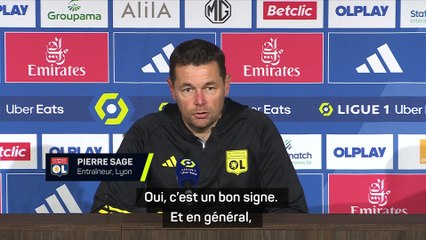 Sage : "Poursuivre sur cette ligne-là"
