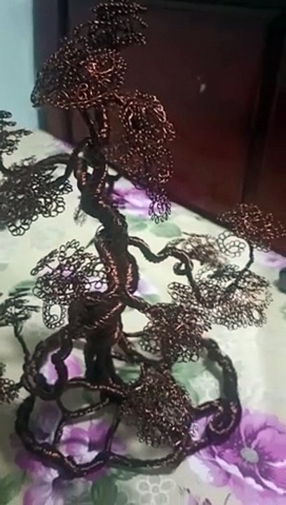 làm cây bonsai bằng dây đồng