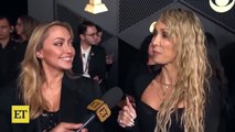 GRAMMYs_ Brandi and Tish Cyrus Preview Miley's Flowers Performance (Exclusive)