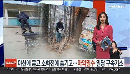 야산에 묻고 소화전에 숨기고…마약밀수 일당 구속기소
