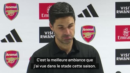 23e j. - Arteta : “Une performance incroyable de la part des joueurs et de notre public”
