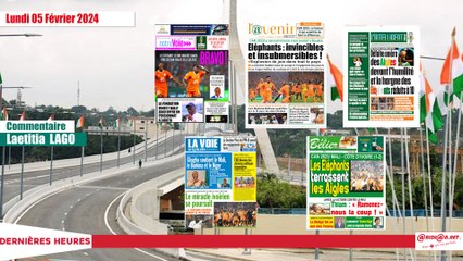 Titrologue du Lundi 05 Février 2024/CAN 2023: Le second miracle s'est produit à Bouaké