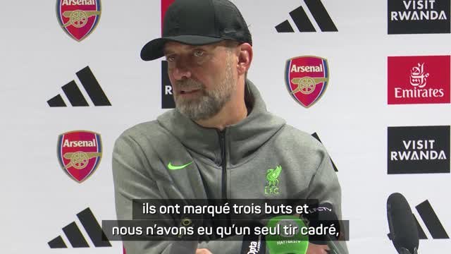 23e j. - Klopp : “Arsenal mérite les trois points”
