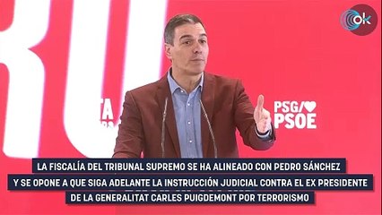 La Fiscalía del Supremo se alinea con Sánchez y se opone a investigar a Puigdemont por terrorismo