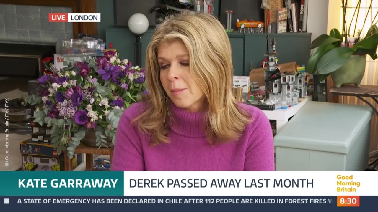 Kate Garraway reveals daughter’s brave last words to Derek Draper