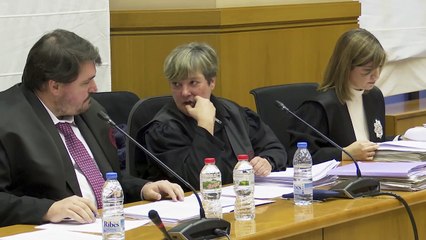 Alves a la sala del judici per agressió sexual