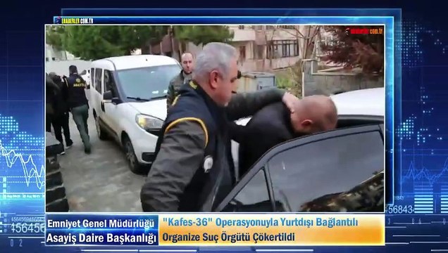 Kafes-36 Operasyonuyla Yurtdışı Bağlantılı Organize Suç Örgütü Çökertildi