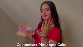 Customised Pineapple Cake | बेकरी से हटके नए डिजाइन का केक बनाएं | Pineapple Crush | Easy Design |