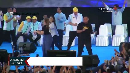 Airlangga Hartarto Joget Gemoy Hibur Pendukung Prabowo