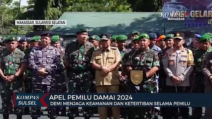 Télécharger la video: Apel gelar pasukan dalam rangka pengamanan pemilu 2024