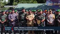 Apel gelar pasukan dalam rangka pengamanan pemilu 2024