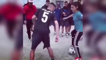لقطات مضحكة في كرة القدم ( أهداف ومهارات و فشل)