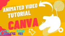 How to Create easy short Animated video in canva   Get Canva Pro