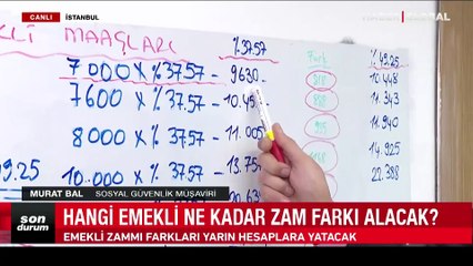Hangi emekli ne kadar zam farkı alacak?