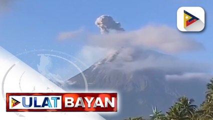 Bulkang Mayon, nagkaroon ng phreatic explosion kahapon