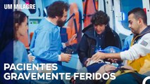 Toda A Equipa Espera Pelo Doente Na Ambulância - Um Milagre