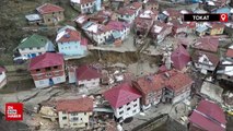 Tokat'ta yıkılan köylerini göz yaşlarıyla izlediler